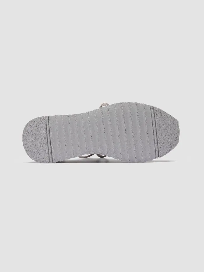 Women Officine Creative Footwear RACE RUBREX 101 Gray Leather And Suede Low Top Sneakers Women Officine Creative Footwear RACE RUBREX 101 Gray Leather And Suede Low Top Sneakers