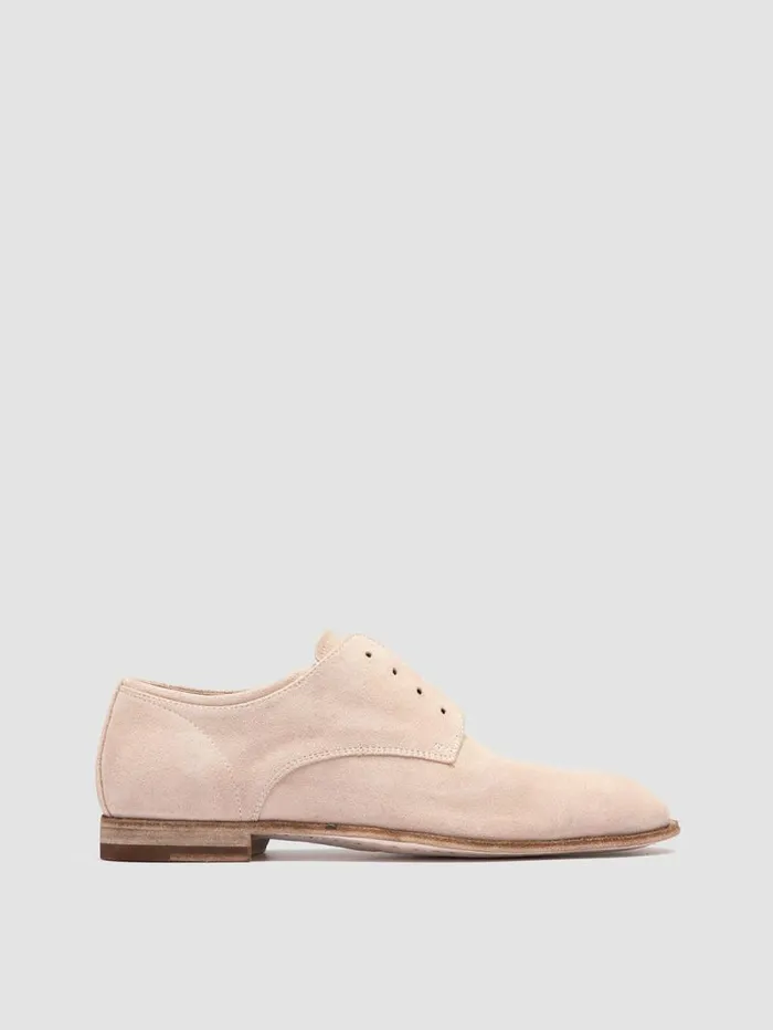 Women Officine Creative Footwear SOLITUDE 104 Ivory Suede Derby Shoes