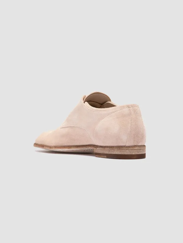 Women Officine Creative Footwear SOLITUDE 104 Ivory Suede Derby Shoes Women Officine Creative Footwear SOLITUDE 104 Ivory Suede Derby Shoes