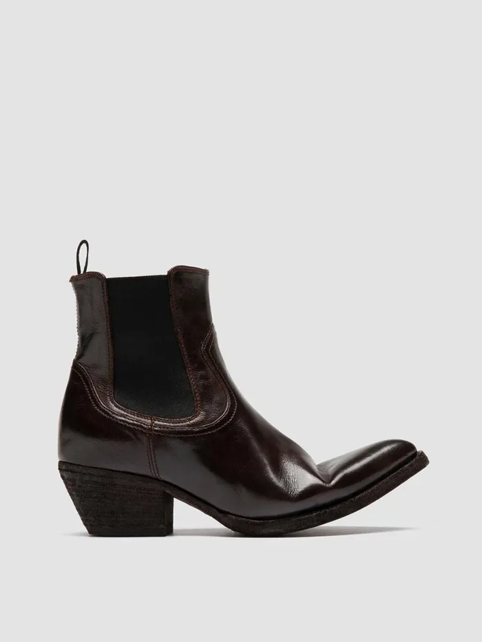 Women Officine Creative Footwear WANDA DD 102 Brown Leather Chelsea Boots