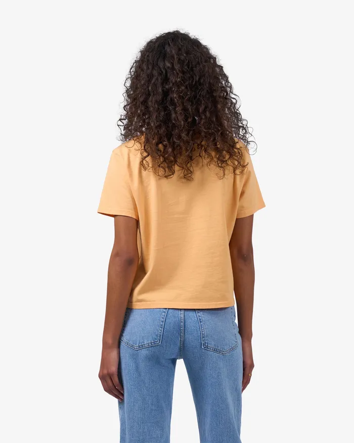 Women Organic Boxy Crop Tee 8211 Lava Grey TShirts Colorfulstandard