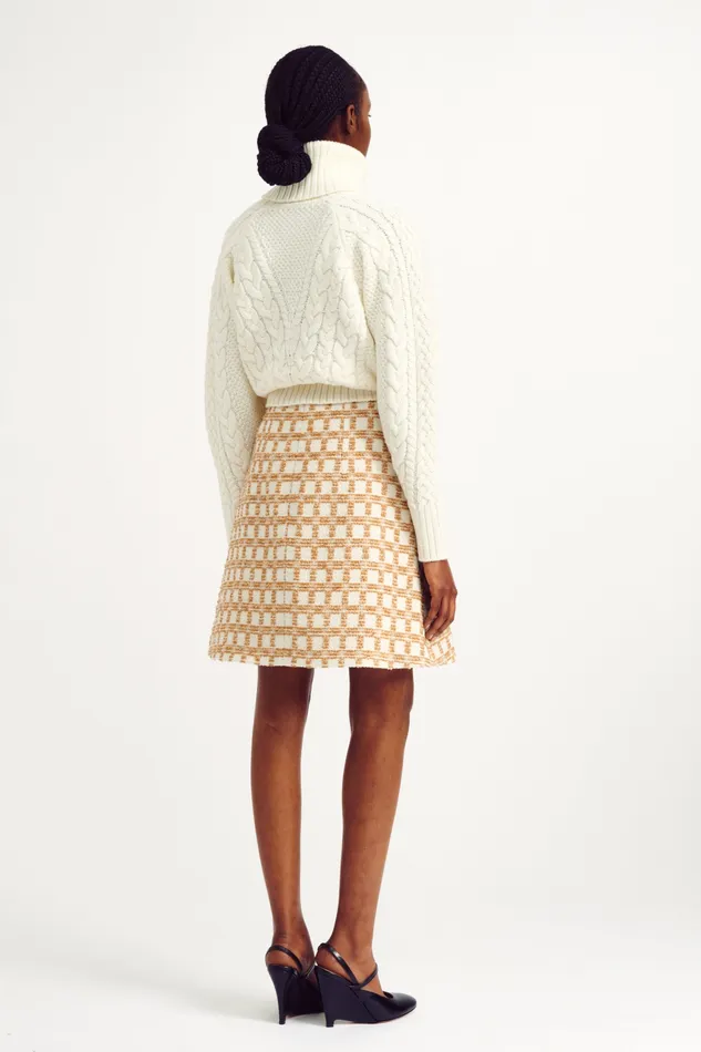Women Otis Ivory Cashfeel Cable Knit Sweater Knitwear Emilia Wickstead