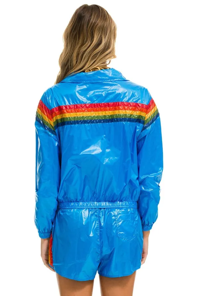 Women Outerwear Aviator Nation 5 STRIPE WINDBREAKER 8211 BLUE CINA Women Outerwear Aviator Nation 5 STRIPE WINDBREAKER 8211 BLUE CINA