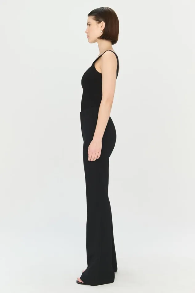 Women Pants and Bottoms Jonathan Simkhai Kenna Trouser Black Tailored Pants Women Pants and Bottoms Jonathan Simkhai Kenna Trouser Black Tailored Pants