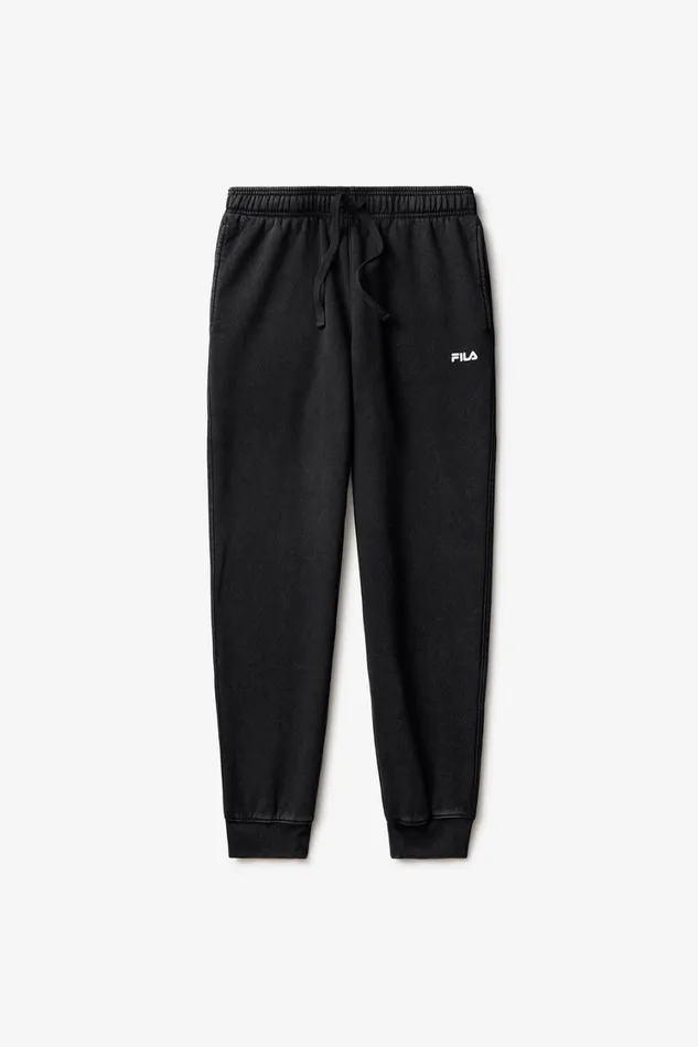 Women Pants and Shorts Fila Sportstyle Linear Logo Jogger 013 Blackwhite