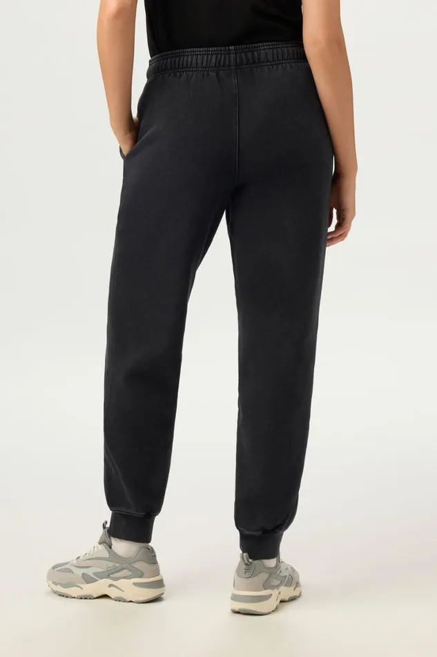 Women Pants and Shorts Fila Sportstyle Linear Logo Jogger 013 Blackwhite