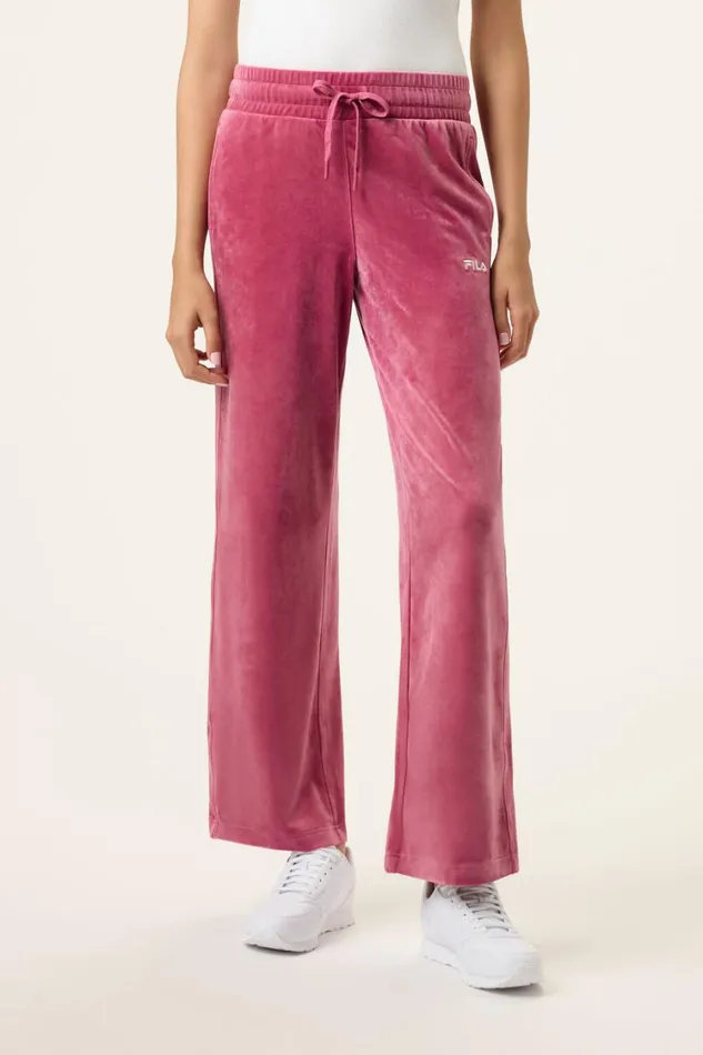 Women Pants and Shorts Fila Velocity Velour Wide Leg Pant 586 Malagaheather Rosegardenia Women Pants and Shorts Fila Velocity Velour Wide Leg Pant 586 Malagaheather Rosegardenia