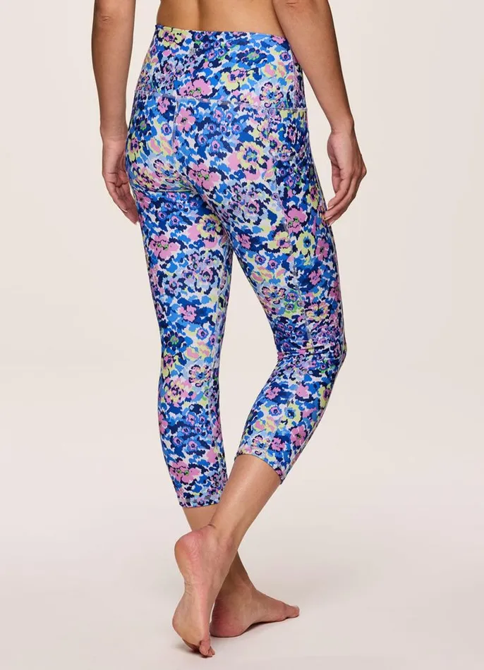 Women Picking Petals Super Soft Capri Multi RBX Active Capris