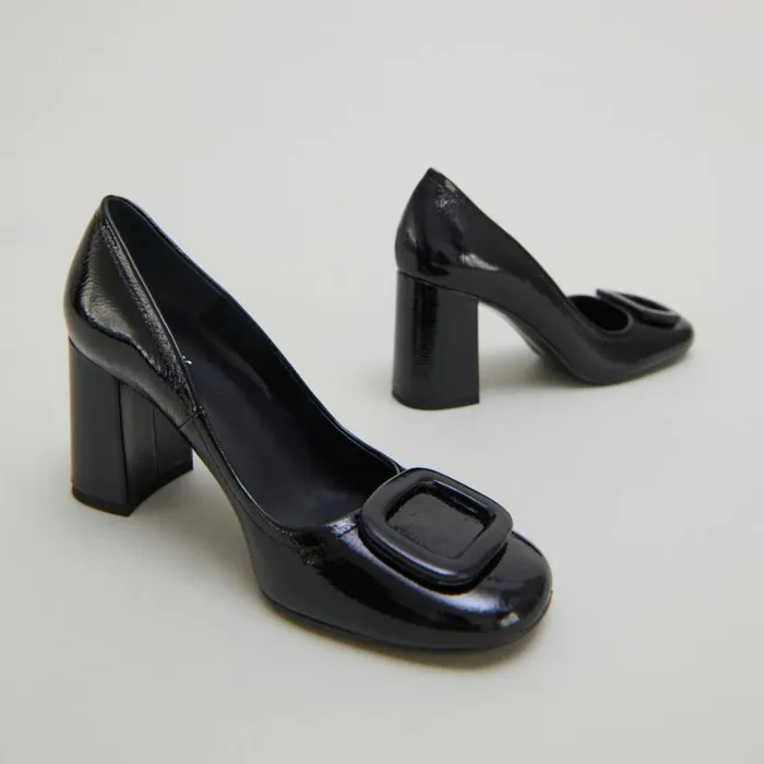Women Pumps With Buckles Black JONAK Pumps