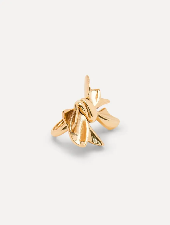 Women Rings Oscar De La Renta Bow Ring Gold