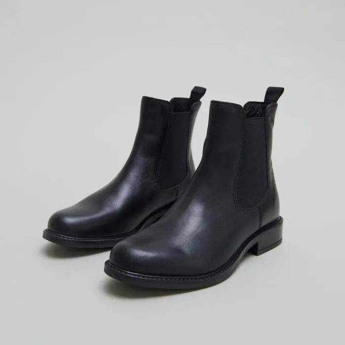 Women Roundtoe Boots Black JONAK Ankle Boots Lowboots