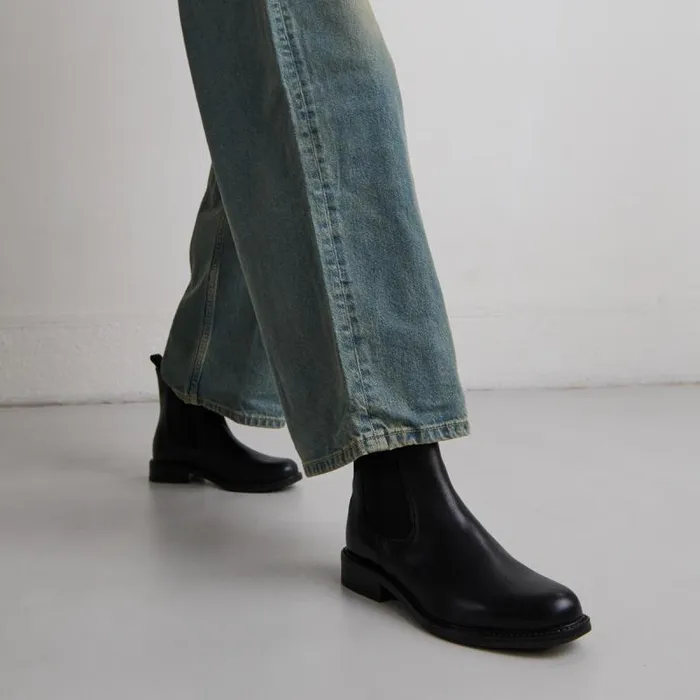 Women Roundtoe Boots Black JONAK Ankle Boots Lowboots
