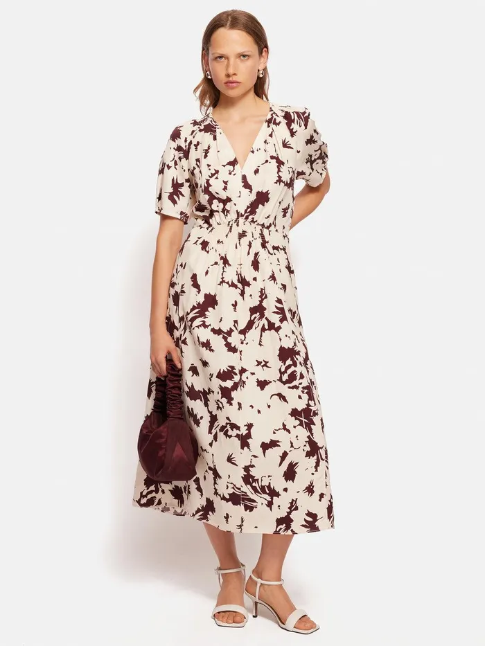 Women Ruched Organza Mini Bag Burgundy Jigsaw Bags