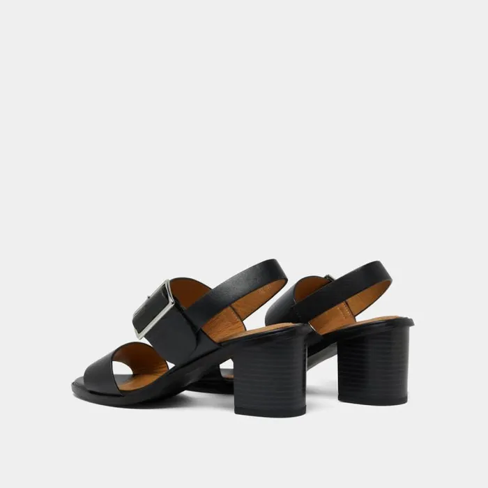 Women Sandals With Heels And Straps Black JONAK Sandals Women Sandals With Heels And Straps Black JONAK Sandals