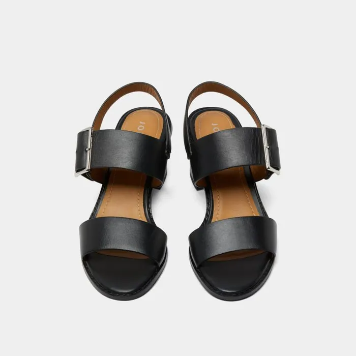 Women Sandals With Heels And Straps Black JONAK Sandals Women Sandals With Heels And Straps Black JONAK Sandals
