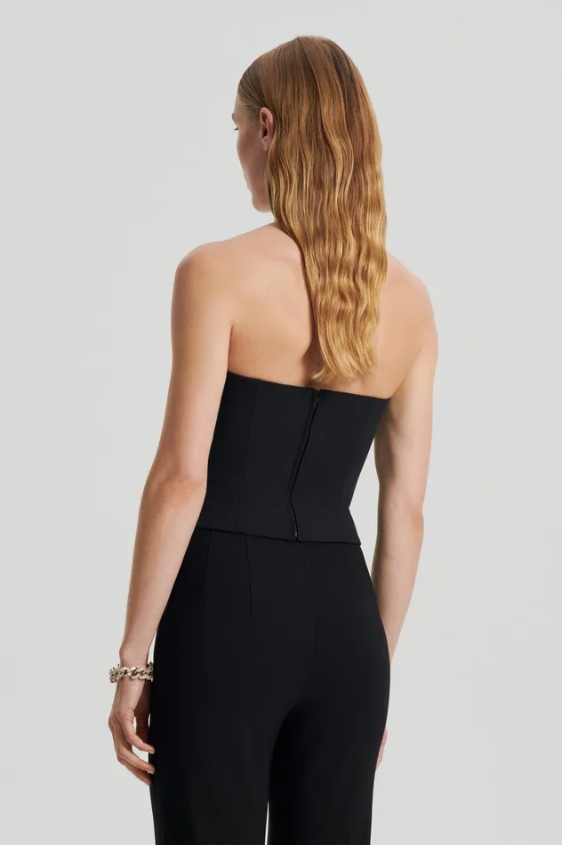 Women Scanlan Theodore CADY BUSTIER BLACK Tops