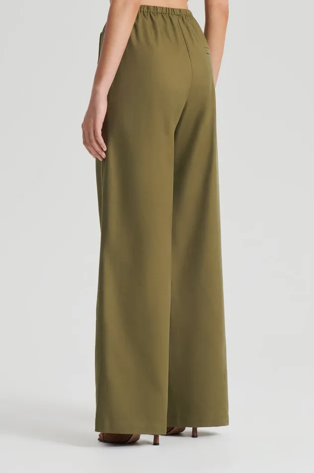Women Scanlan Theodore POCKET CARGO KHAKI Trousers