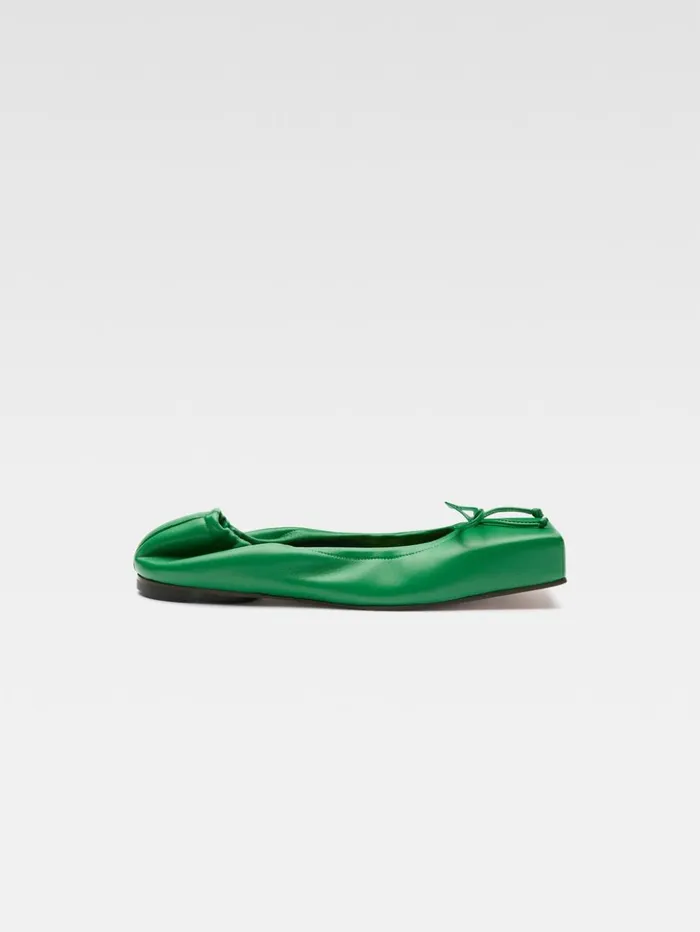 Women Shoes JACQUEMUS The Ballet Flats Green