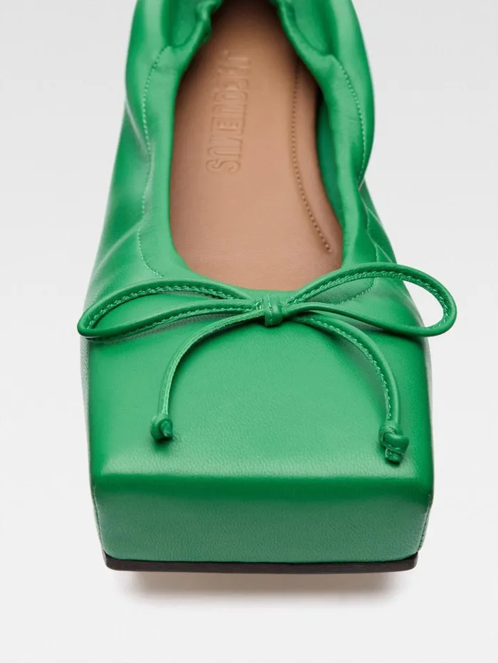 Women Shoes JACQUEMUS The Ballet Flats Green Women Shoes JACQUEMUS The Ballet Flats Green