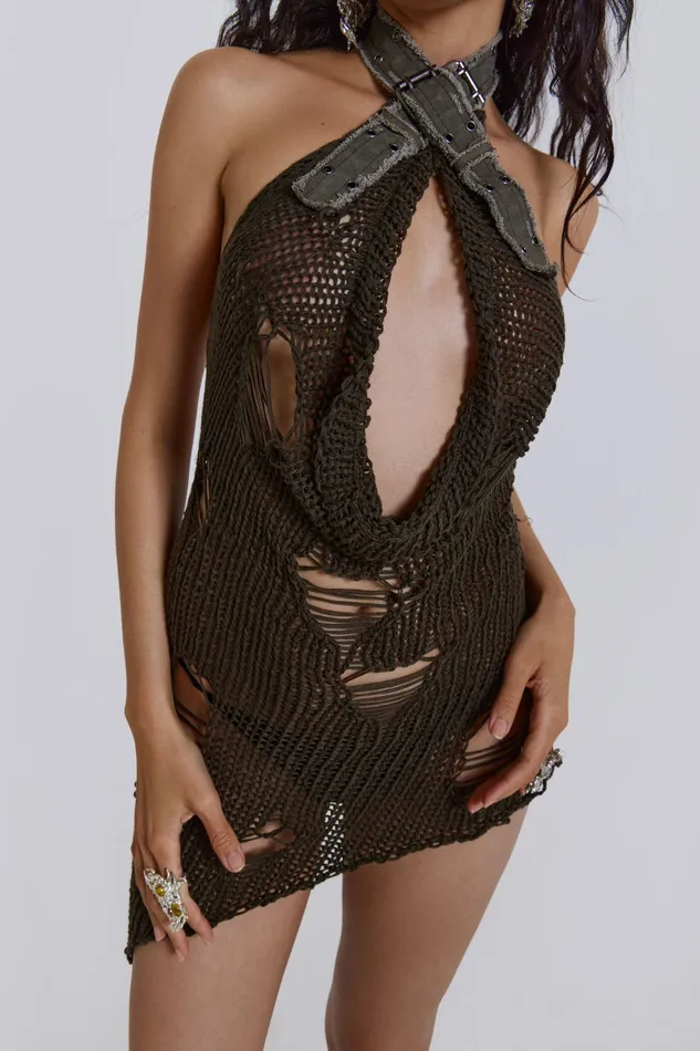 Women Shop Lithium Knit Mini Dress Dresses Jaded London