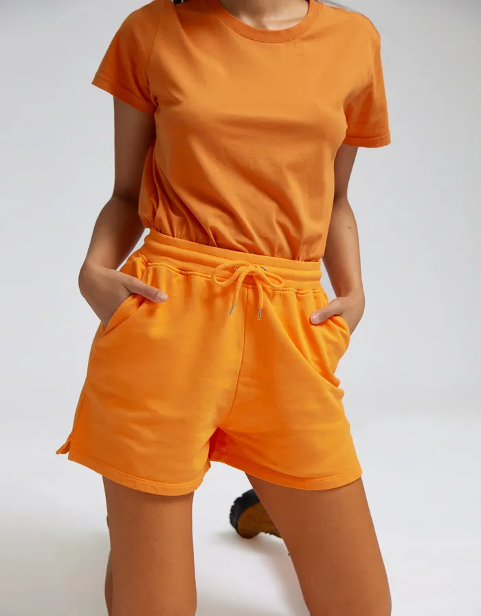 Women Shorts Colorfulstandard Women Organic Sweatshorts 8211 Coffee Brown