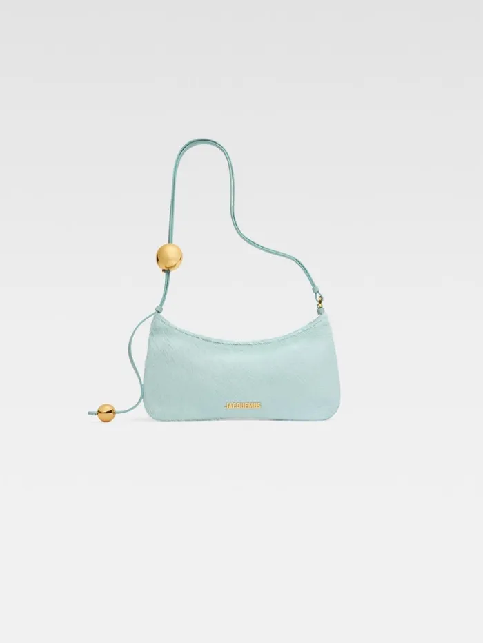 Women Shoulder Bags JACQUEMUS The Bisou Perle Light Blue