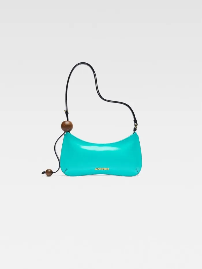 Women Shoulder Bags JACQUEMUS The Bisou Perle Turquoise