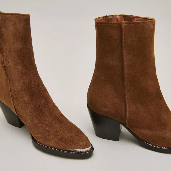 Women Silvertoe Lowboots Cognac JONAK Ankle Boots Lowboots