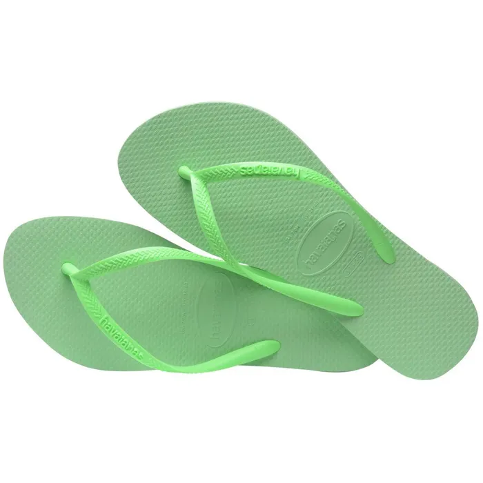 Women Slippers Love Stories Havaianas Flip Flops Green