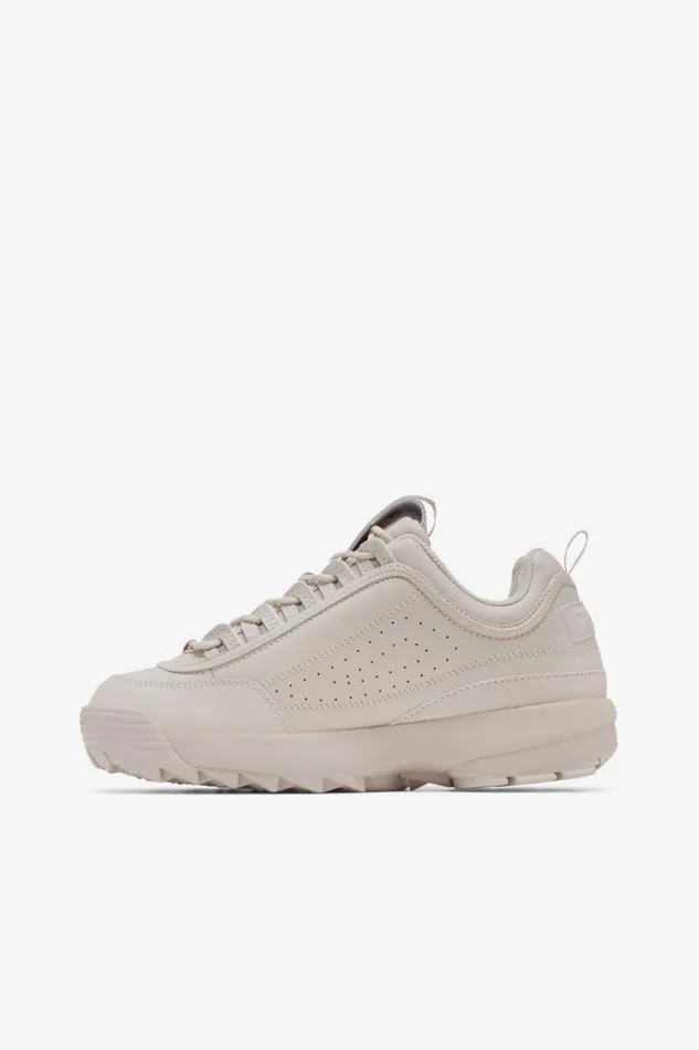 Women Sneakers Fila Disruptor 2 Premium 063 Silver Gray Silver Gray White Sand