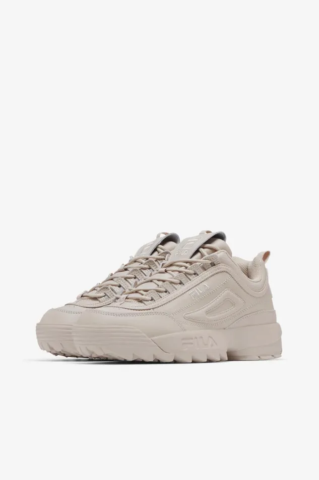 Women Sneakers Fila Disruptor 2 Premium 063 Silver Gray Silver Gray White Sand