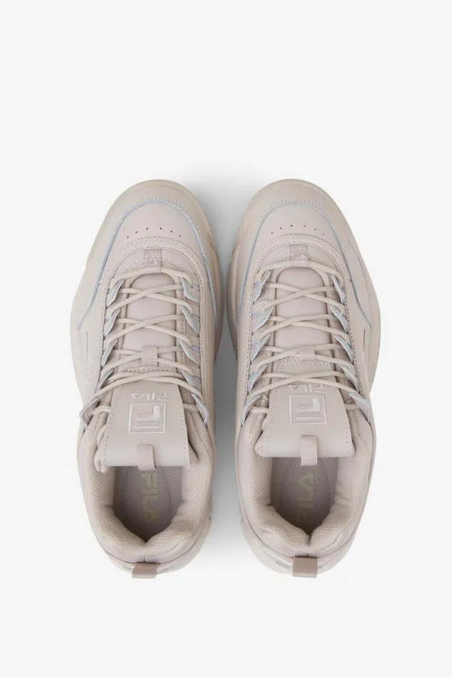 Women Sneakers Fila Disruptor 2 Premium 063 Silver Gray Silver Gray White Sand