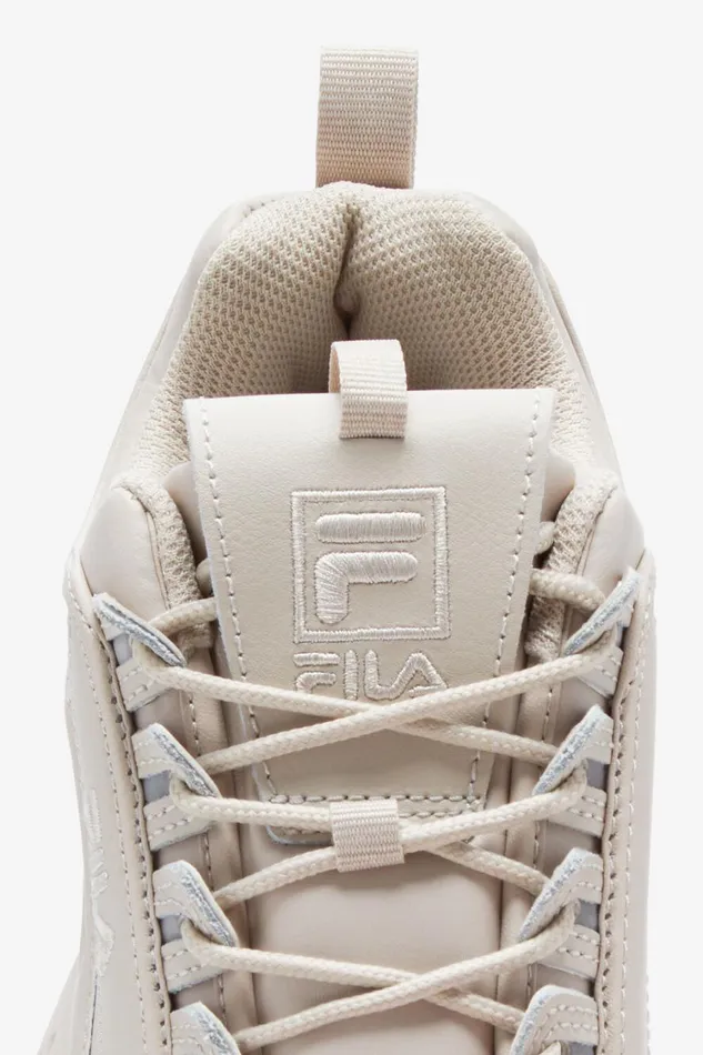 Women Sneakers Fila Disruptor 2 Premium 063 Silver Gray Silver Gray White Sand