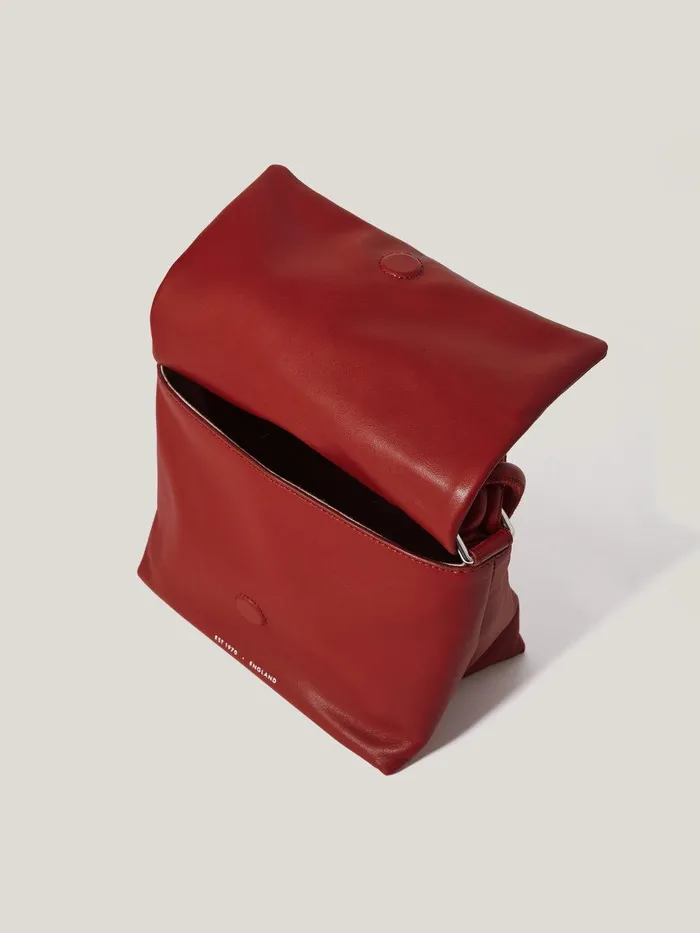 Women Soft Padded Crossbody Red Jigsaw Bags