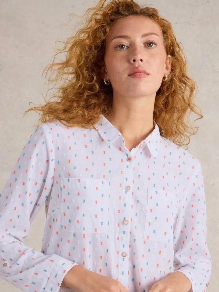 Women Sophie Organic Cotton Long Sleeve Shirt Ivory Multi White Stuff Shirts and Blouses Women Sophie Organic Cotton Long Sleeve Shirt Ivory Multi White Stuff Shirts and Blouses