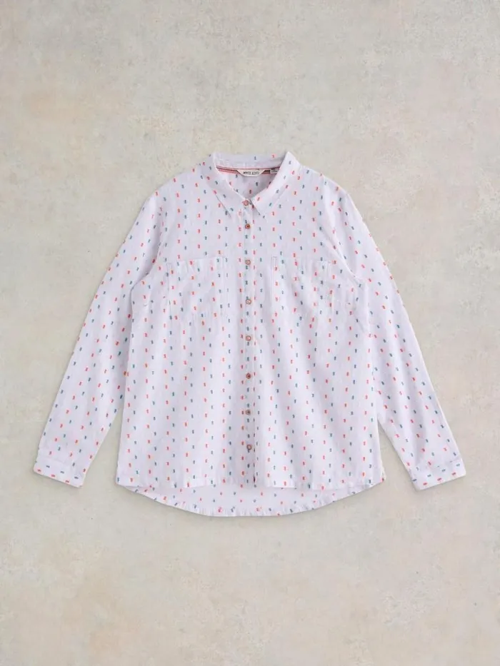 Women Sophie Organic Cotton Long Sleeve Shirt Ivory Multi White Stuff Shirts and Blouses Women Sophie Organic Cotton Long Sleeve Shirt Ivory Multi White Stuff Shirts and Blouses