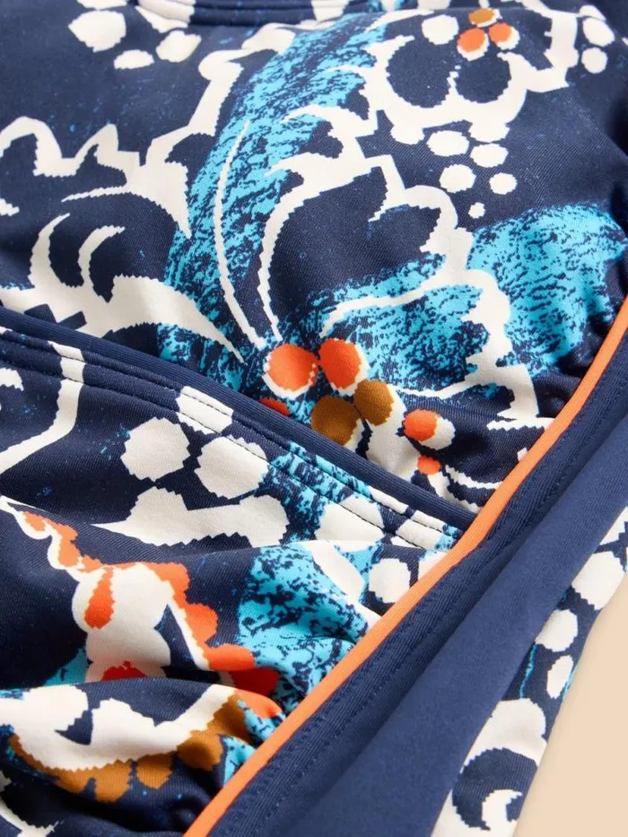 Women Splash Tummy Control Printed Swimsuit Navy Multi White Stuff Swimwear Women Splash Tummy Control Printed Swimsuit Navy Multi White Stuff Swimwear