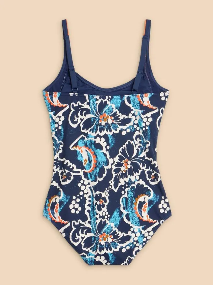 Women Splash Tummy Control Printed Swimsuit Navy Multi White Stuff Swimwear Women Splash Tummy Control Printed Swimsuit Navy Multi White Stuff Swimwear