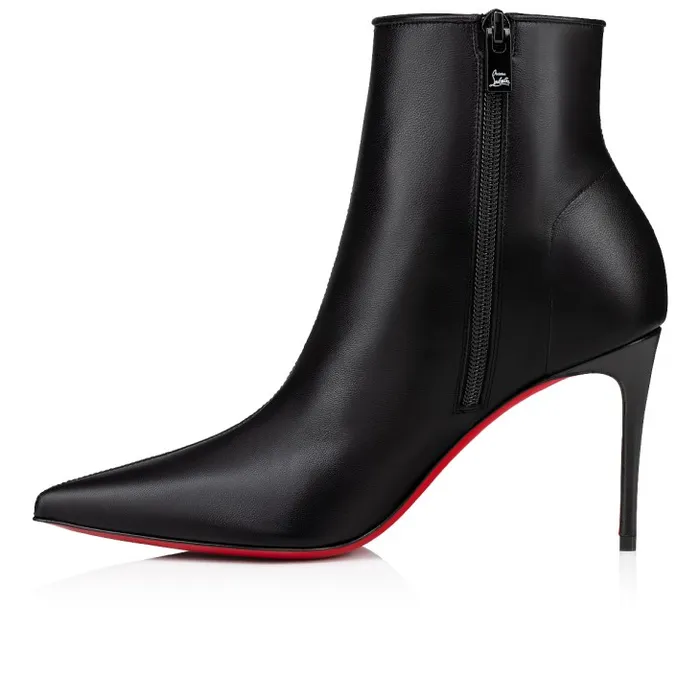 Women Sporty Kate Booty 85 Mm Low Boots 8211 Nappa Leather 8211 Black Christian Louboutin Boots