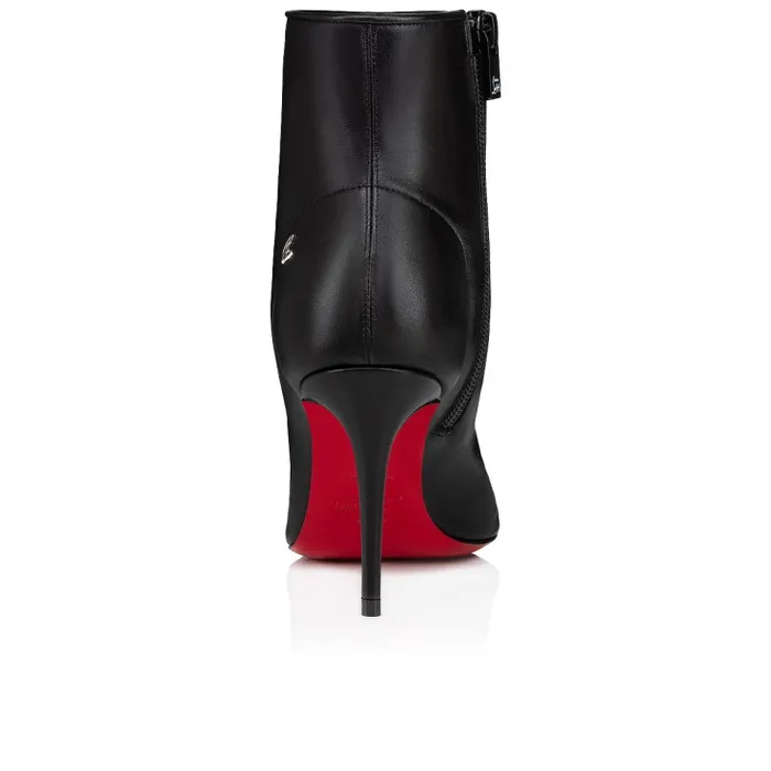 Women Sporty Kate Booty 85 Mm Low Boots 8211 Nappa Leather 8211 Black Christian Louboutin Boots
