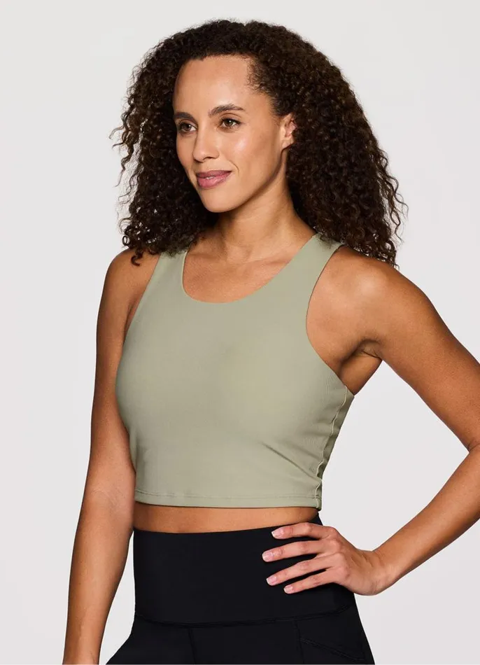 Women Studio To Street Ribbed Bra Tank Sage RBX Active Tanks