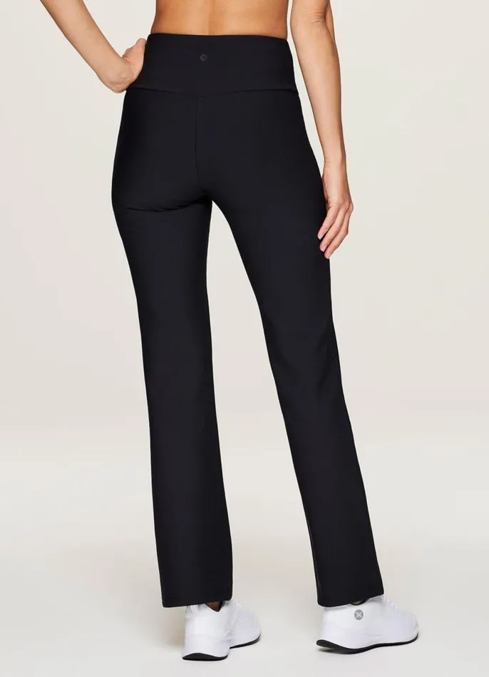 Women Sunday Reset Bootcut Pant Black RBX Active Leggings