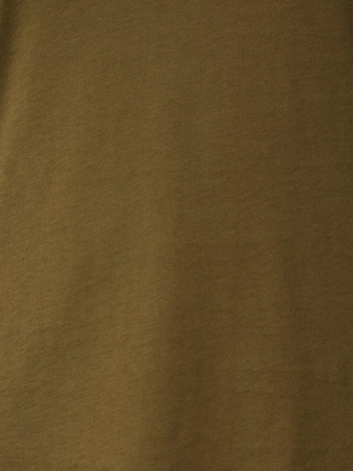 Women Supima Cotton Long Sleeve Tee Olive Jigsaw Shirts and Tops