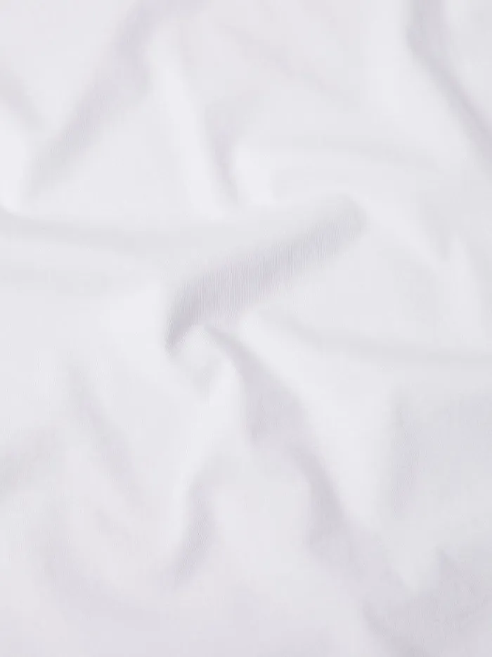 Women Supima Cotton Long Sleeve Tee White Jigsaw Pyjamas and Loungewear