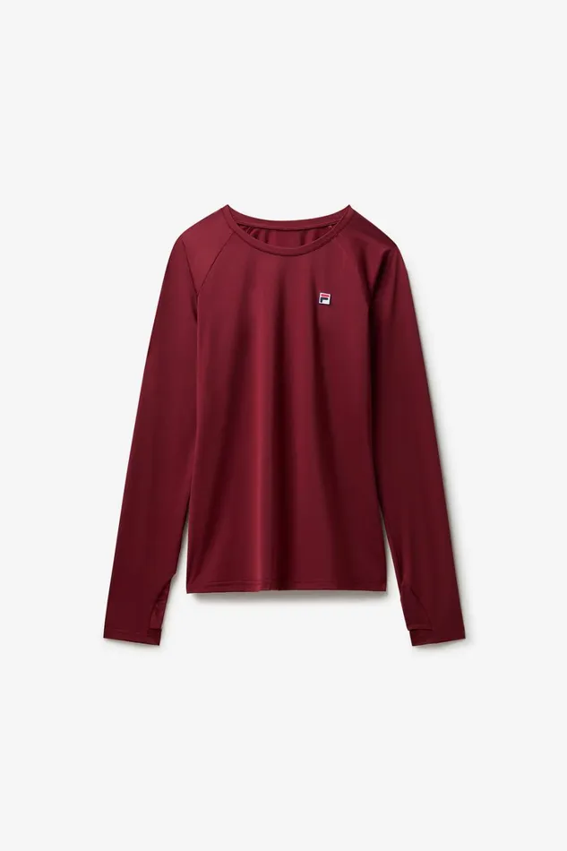 Women Tennis Fila Tennis Essentials Long Sleeve UV Blocker