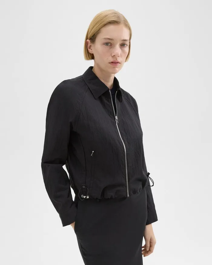 Women Theory Blazers Jackets Cropped Jacket Black