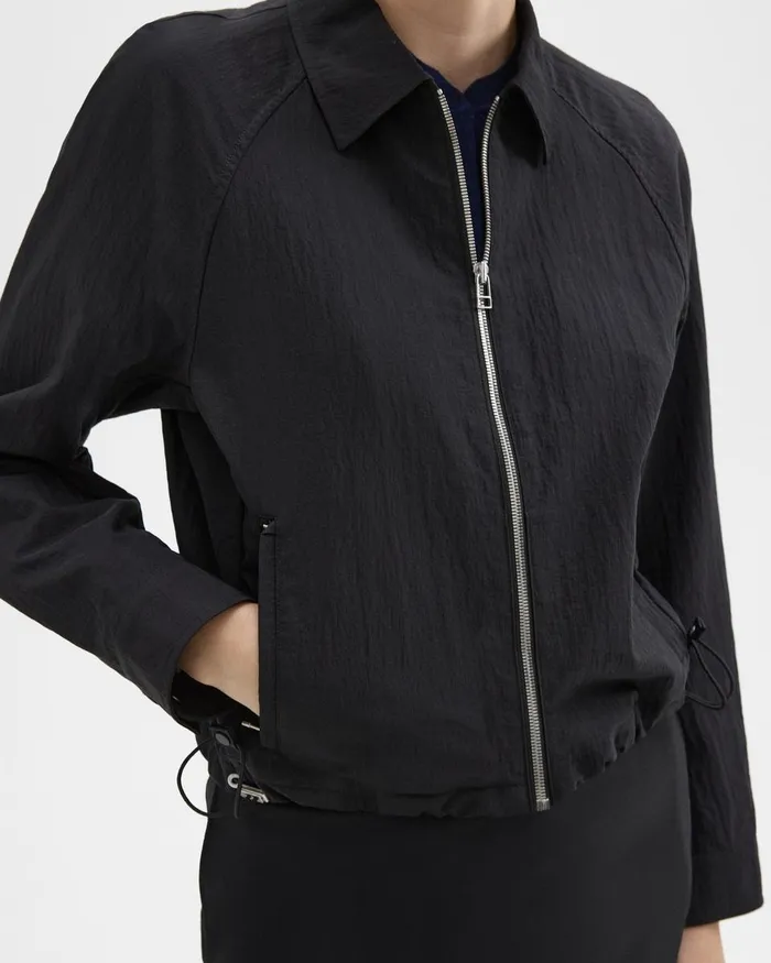 Women Theory Blazers Jackets Cropped Jacket Black