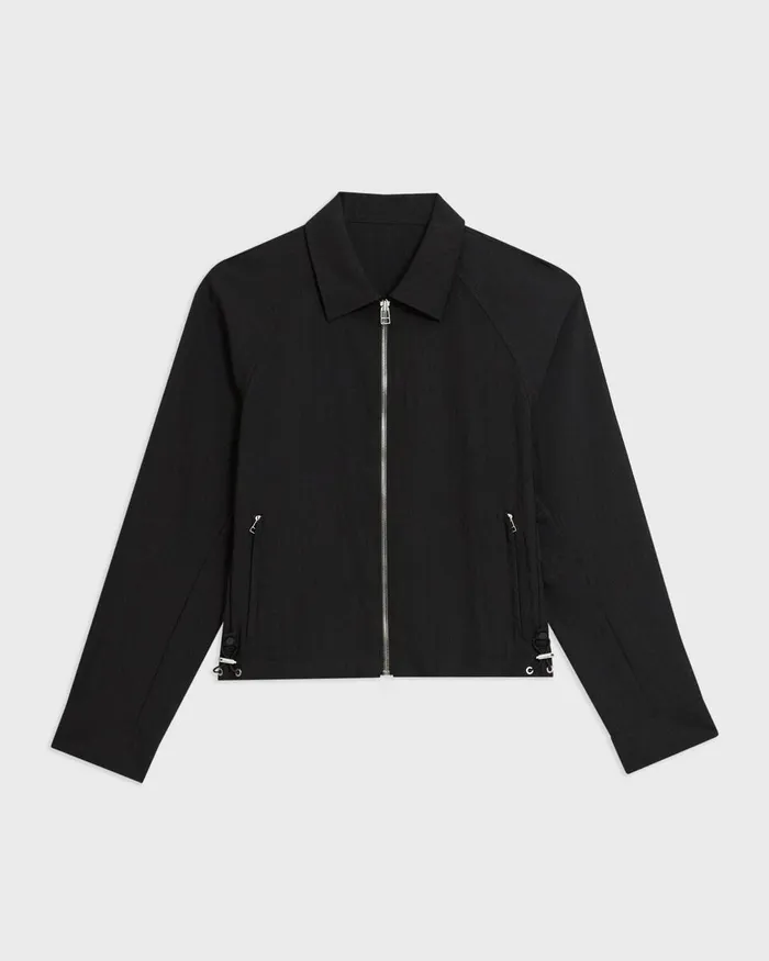 Women Theory Blazers Jackets Cropped Jacket Black