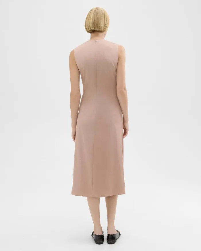 Women Theory Dresses Twisted Midi Dress Sakura