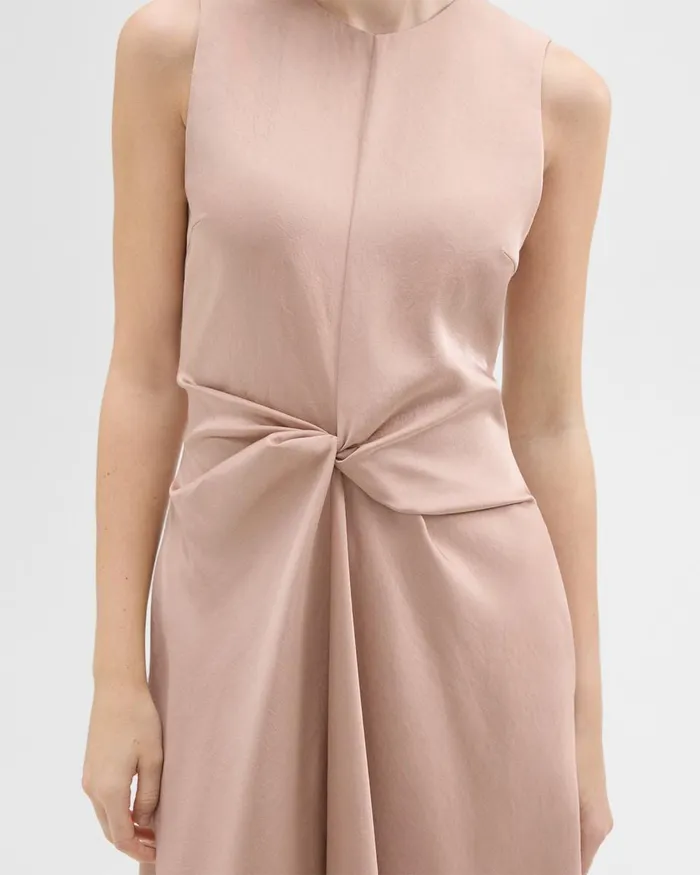 Women Theory Dresses Twisted Midi Dress Sakura